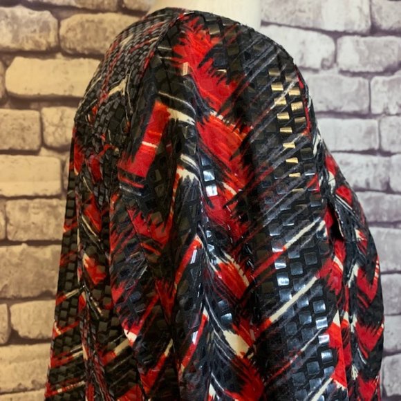 Ruby Rd 3/4 Sleeve Shiny Jacket Size 12P - Picture 7 of 9